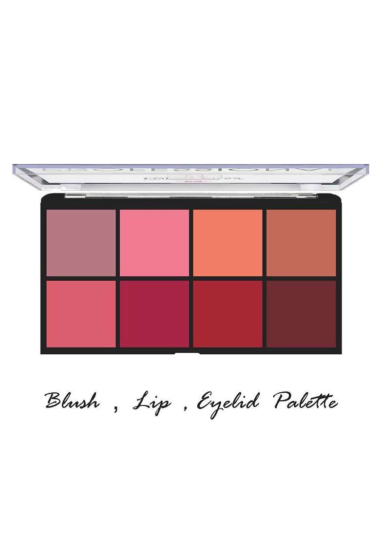Love Earth Multipot Lip Cheek Tint Blush Eyelid Palatte Le144 - Indya