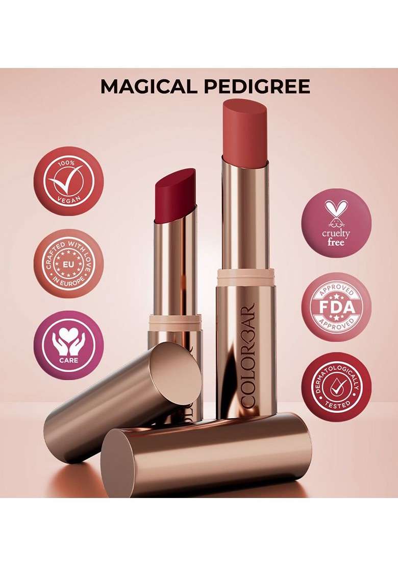 Colorbar Long Lasting Kissproof Lipstick 3 7G Love Me Harder 05 - Indya