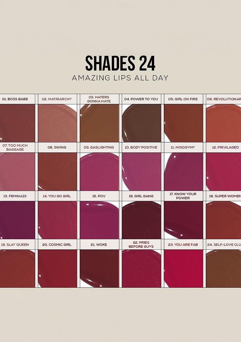 Insight Cosmetics Professional Longlasting Lip Color With Vitamin E Argan Oil 6G Slay Queen