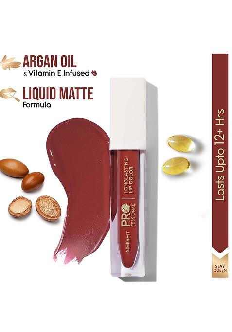 Insight Cosmetics Professional Longlasting Lip Color With Vitamin E Argan Oil 6G Slay Queen