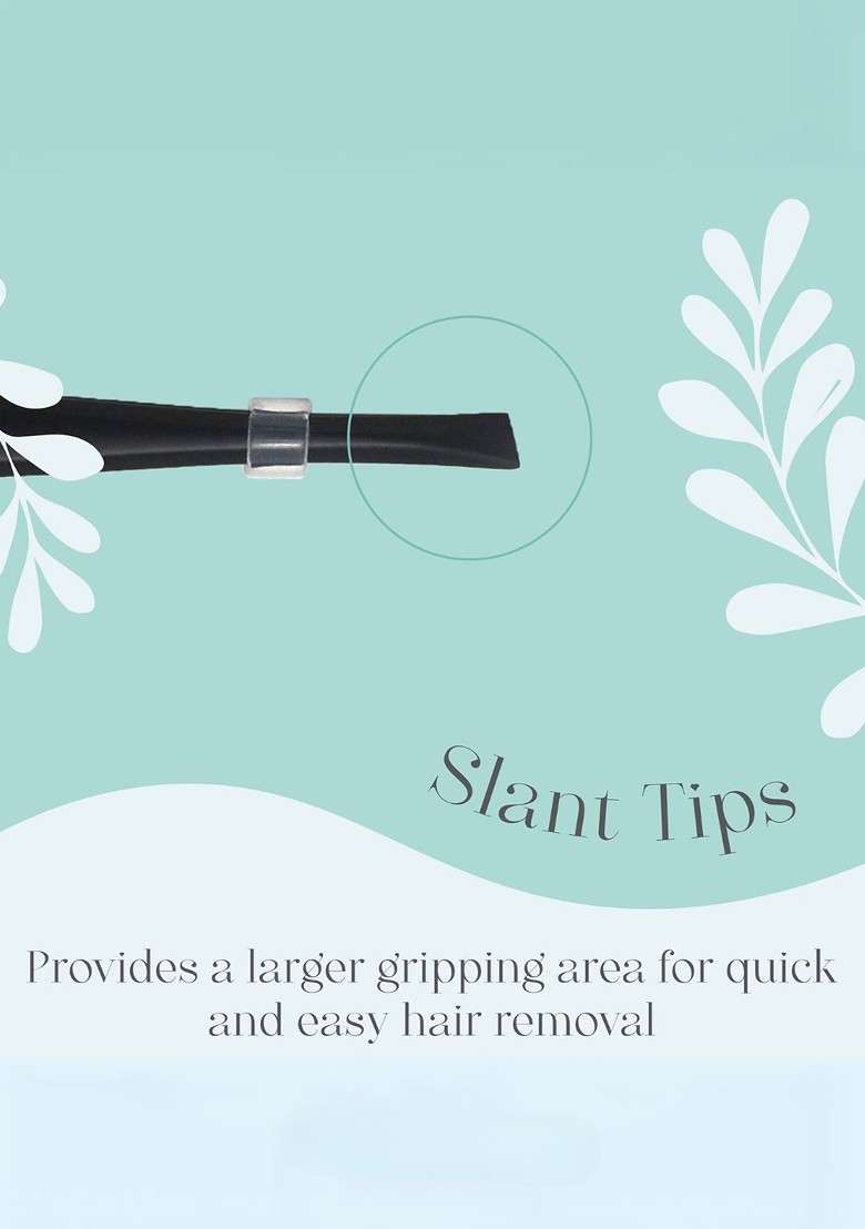 Basicare Set Of 2 Hair Remover Tweezer With False Eyelashes - Indya