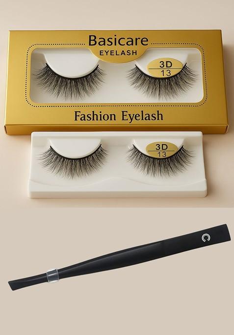 Basicare Set Of 2 Hair Remover Tweezer With False Eyelashes