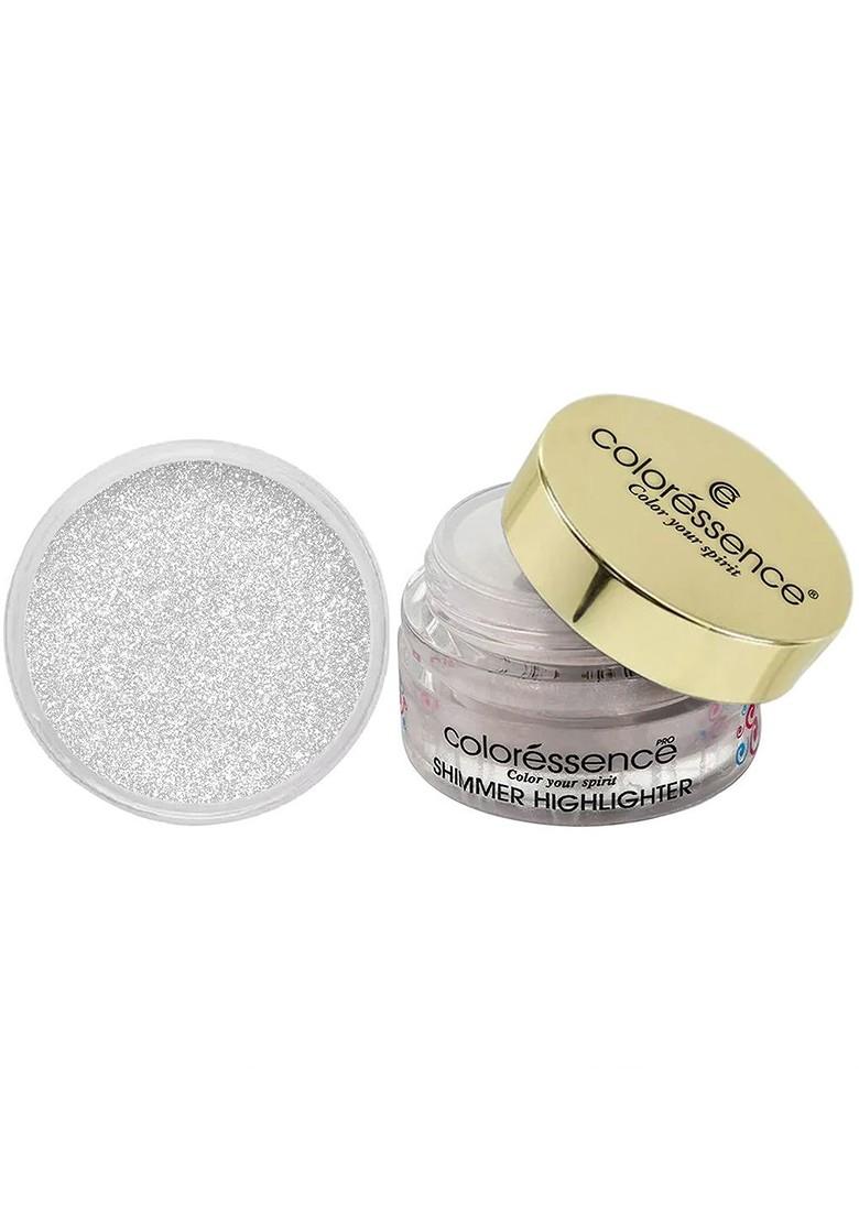 Coloressence Glowdust Shimmer Highlighter Silver Ss 1