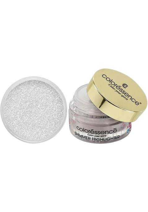 Coloressence Glowdust Shimmer Highlighter Silver Ss 1