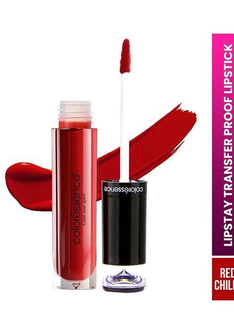 Coloressence Lipstay Transfer Proof Liquid Lipstick 4Ml Red Chilly
