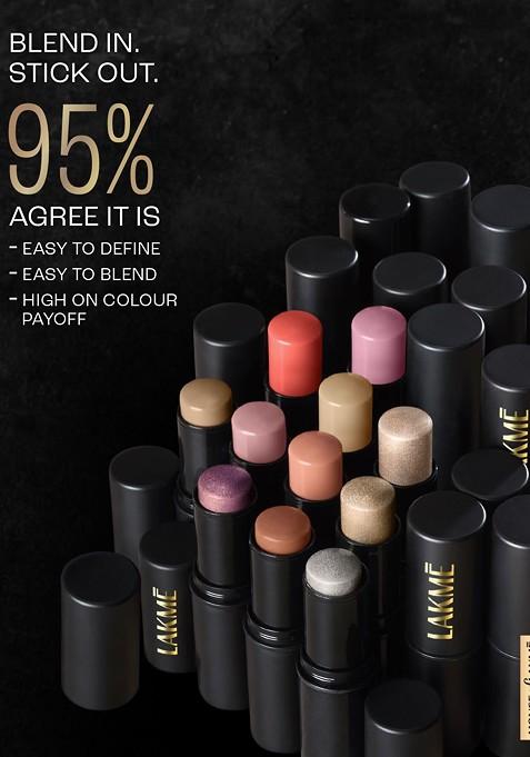 Lakme On The Go Facelift Multislayer Blendable Creamy Blush Stick 12G Cherry Bomb 1