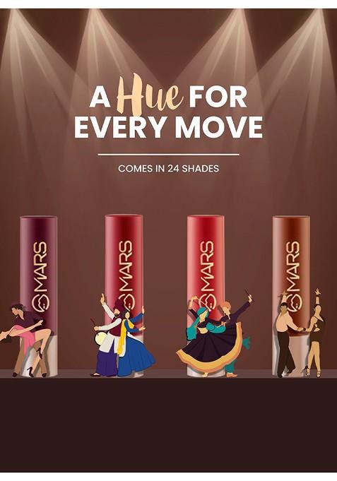 Mars Creamy Matte Ultra Pigmented Bullet Lipstick 3 2G Dandiya 04
