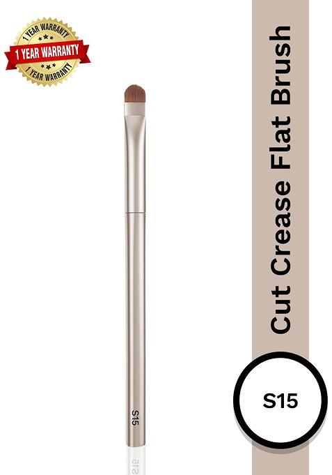 Pac S15 Cut Crease Flat Brush Rose Gold
