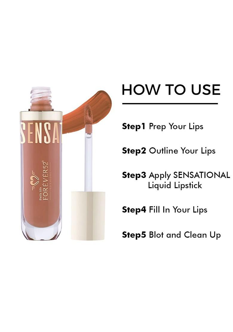 Daily Life Forever52 Sensational Long Lasting Liquid Lipstick 6Ml Caramel Nude 007