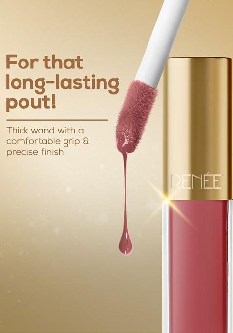 Renee H2O Hydrating Liquid Lipstick With Vitamin E 4 Ml Chestnut Drops