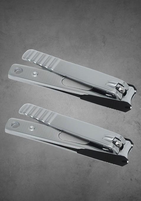 Basicare Set Of 2 Toe Nail Clipper Curved