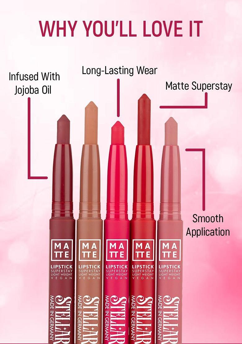 Daily Life Forever52 Stellar Matte Lipstick Crayon 1 4 G Spice Girl G404