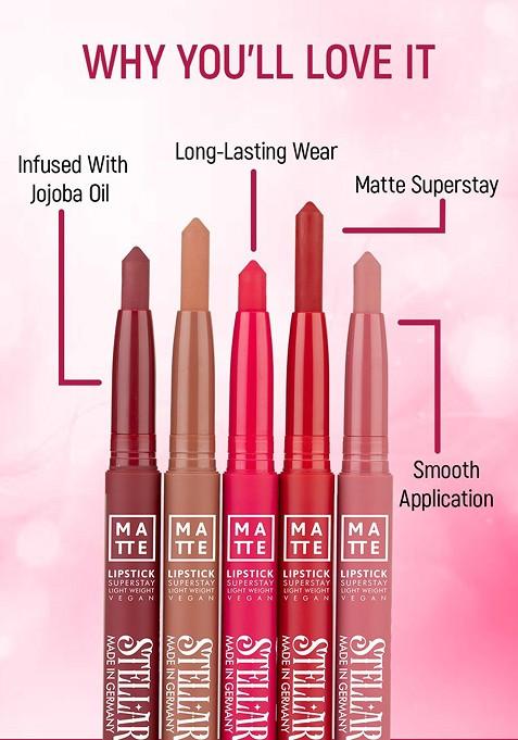 Daily Life Forever52 Stellar Matte Lipstick Crayon 1 4 G Spice Girl G404