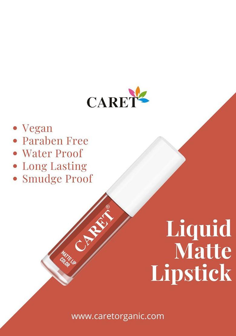 Caret Organic Super Pigmented Long Lasting Liquid Matte Lipsticks 2 Ml Nude 6
