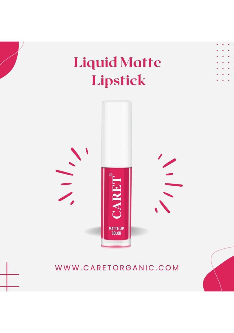 Caret Organic Super Pigmented Long Lasting Liquid Matte Lipstick 2 Ml 4