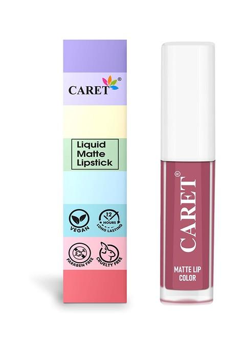 Caret Organic Set Of 2 Super Pigmented Liquid Matte Lipsticks 4 Ml Nude