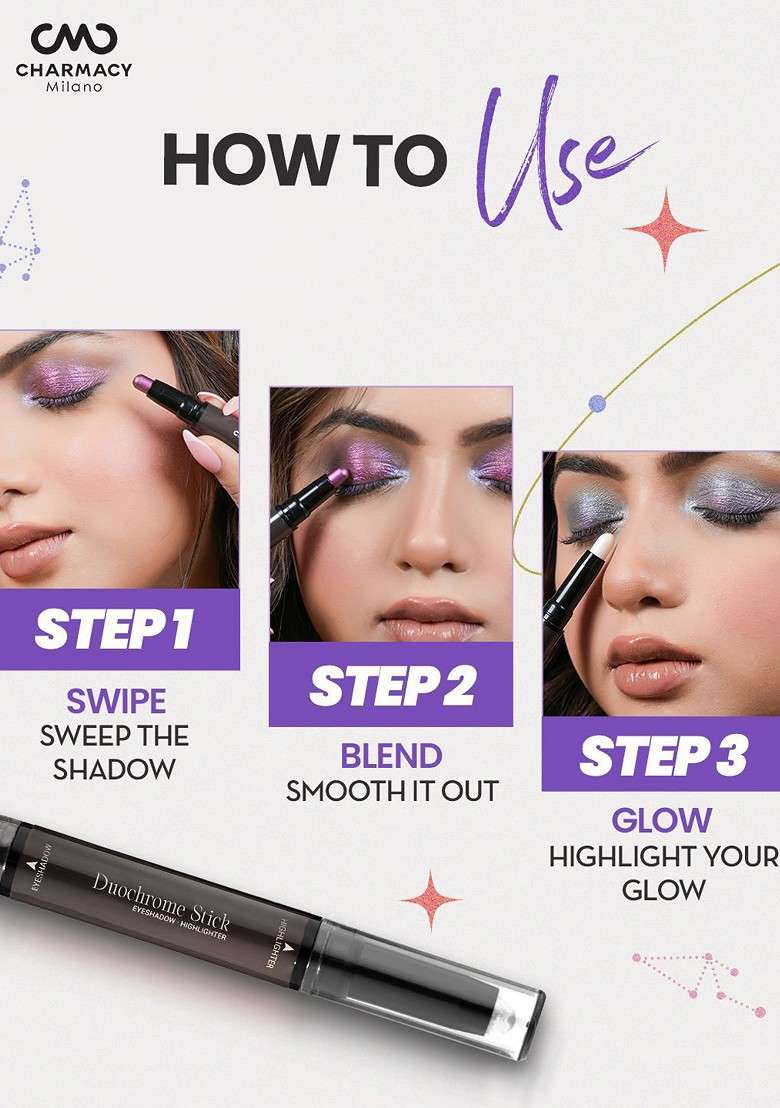Charmacy Milano Cmc Duo Zodiac Duochrome Eyeshadow Stick 1 8G Capricon 901 - Indya