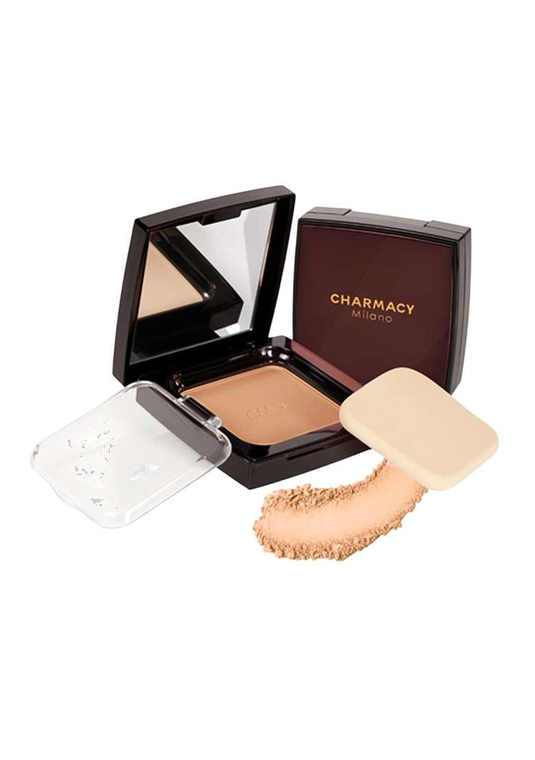 Charmacy Milano Hd Coverage Compact Enriched With Cacao Seed Butter 8 G Shade 06 - Indya