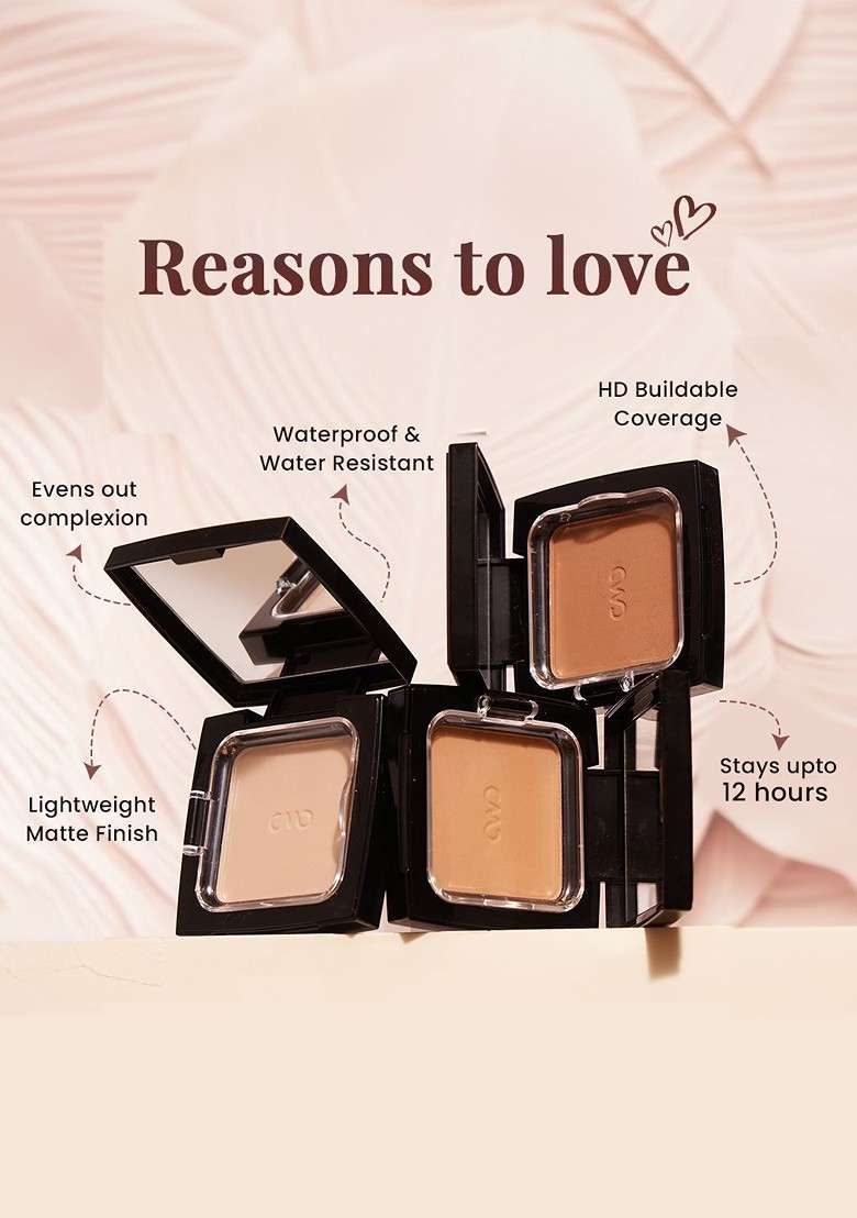 Charmacy Milano Hd Coverage Compact Enriched With Cacao Seed Butter 8 G Shade 06 - Indya