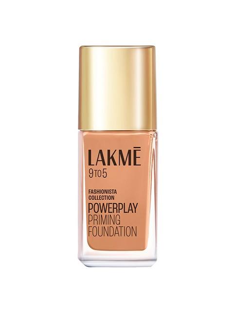 Lakme 9To5 Powerplay Priming Foundation With Built In Primer Spf20 25Ml Cool Tan