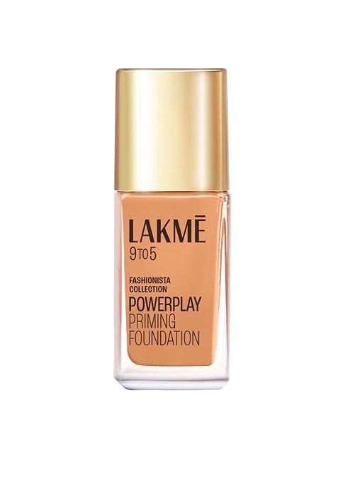 Lakme 9To5 Powerplay Priming Foundation With Built In Primer Spf20 25Ml Cool Cinnamon