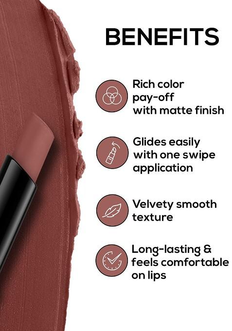 Renee Very Matte Intense Color Weightless Long Lasting Lipstick Soft Sand