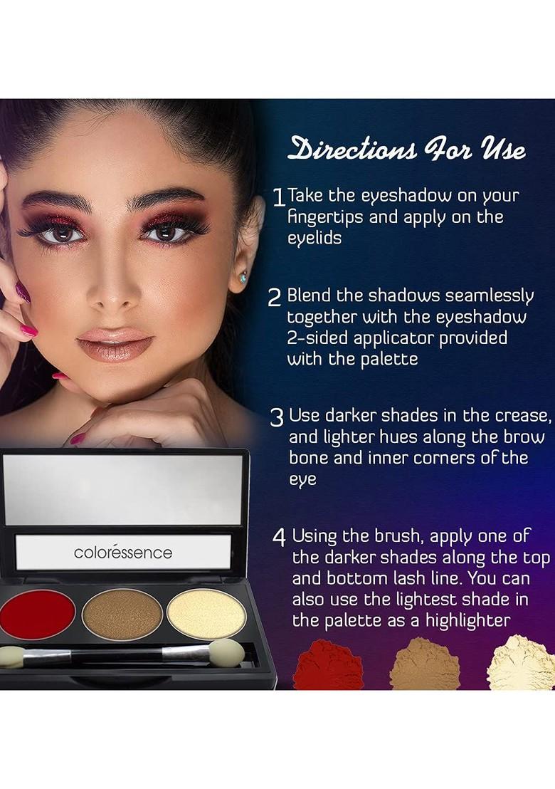 Coloressence Satin Eye Shadow Palette 7 5 G Be Bride