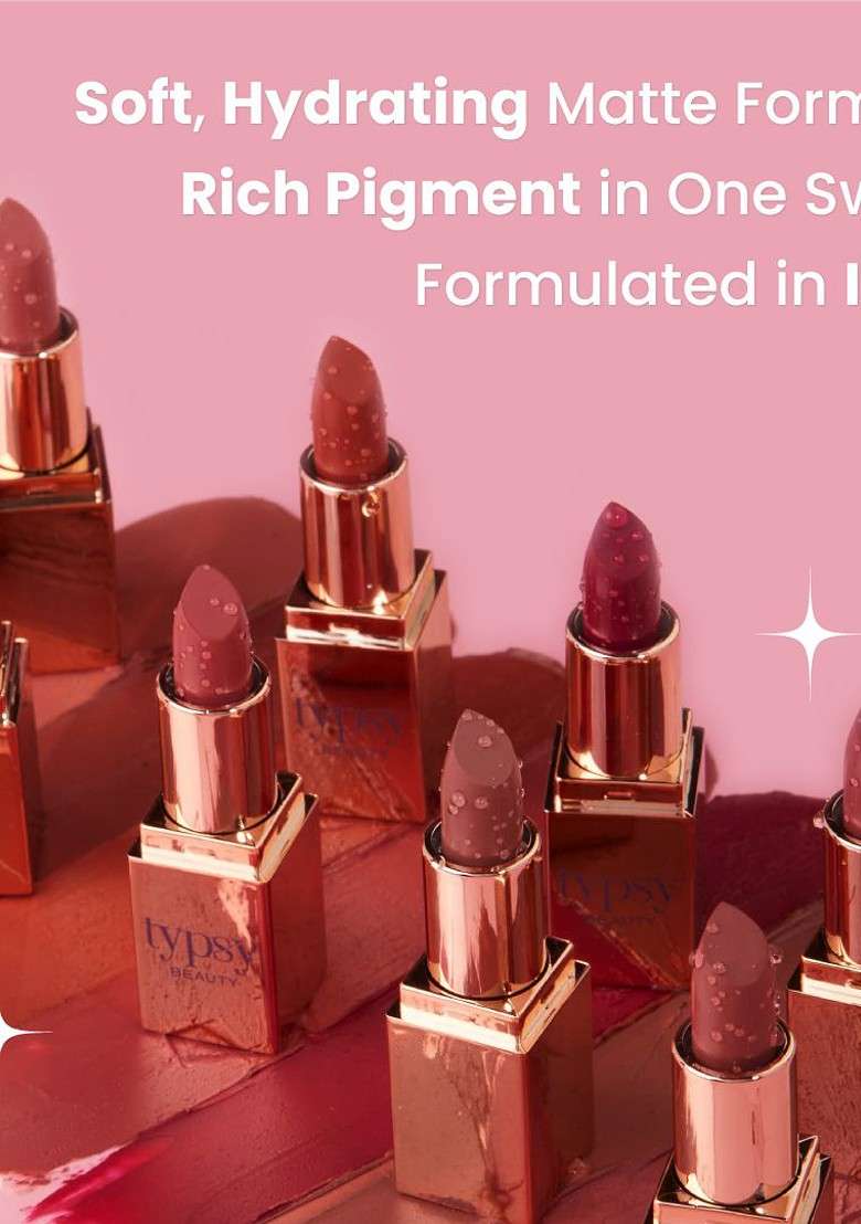 Typsy Beauty Happy Hour Mini Matte Lipstick 1 5G Mulberry Mauve - Indya