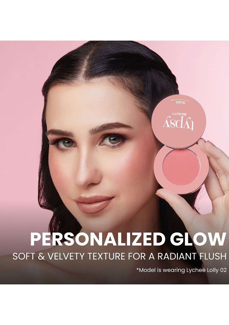 Typsy Beauty Ph Antastic Color Adjusting Blush 4 G Lychee Lolly 02 - Indya