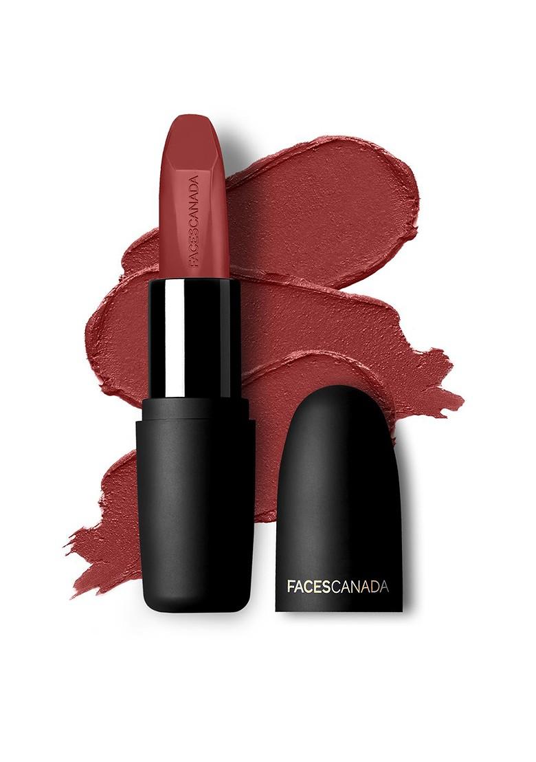 Faces Canada Weightless Matte Finish Hydrating Lipstick With Almond Oil Forever Red 03