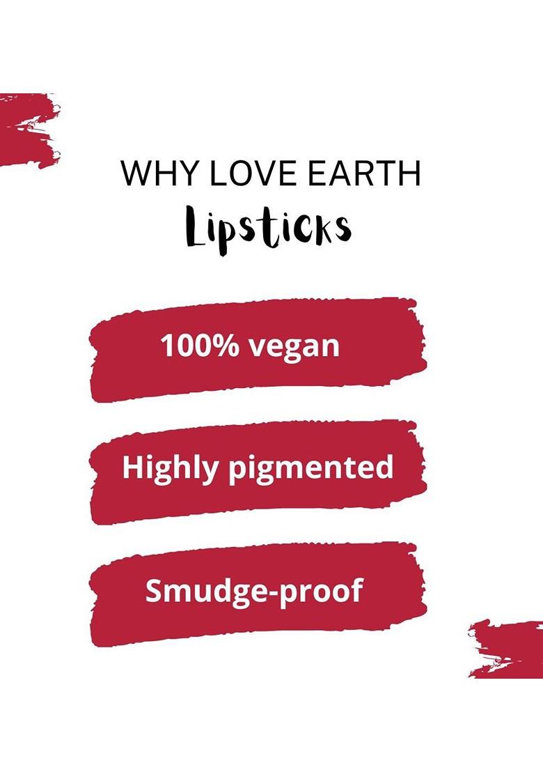 Love Earth Lightweight Matte Liquid Mousse Lipstick 6Ml Spicy Sangria