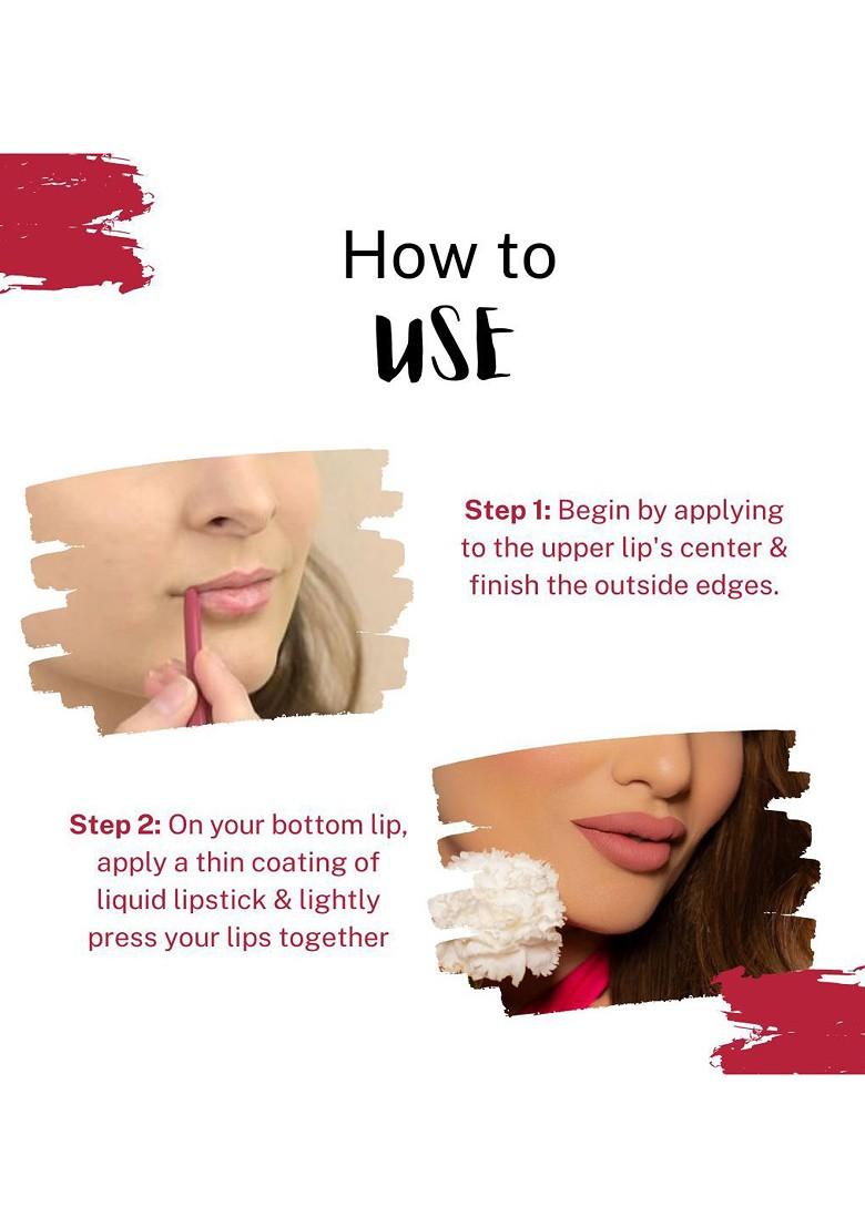 Love Earth Lightweight Matte Liquid Mousse Lipstick 6Ml Spicy Sangria