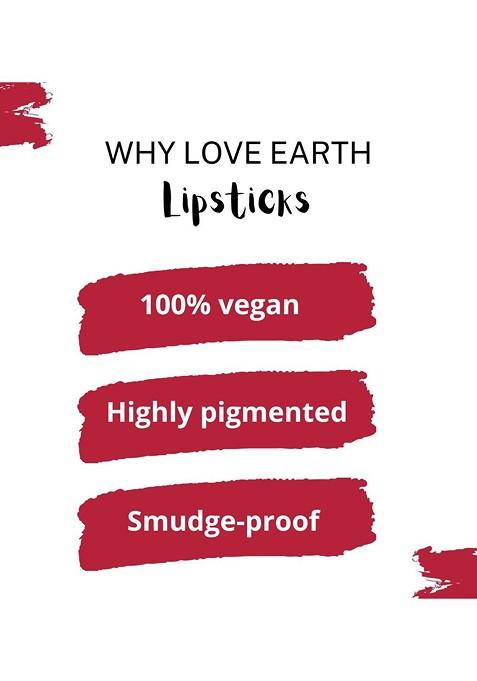 Love Earth Lightweight Matte Liquid Mousse Lipstick 6Ml Spicy Sangria