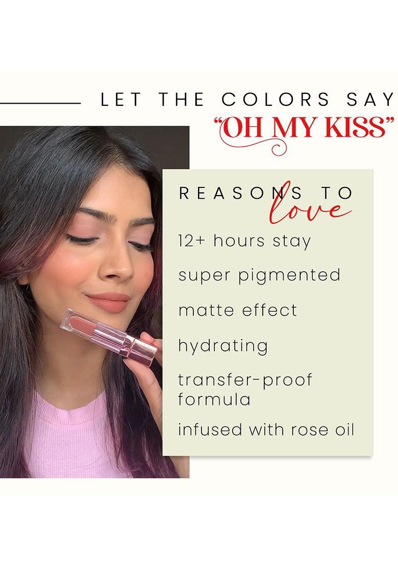 Coloressence Roseate Omk Non Transfer Liquid Lip Color 6Ml Brown Butter