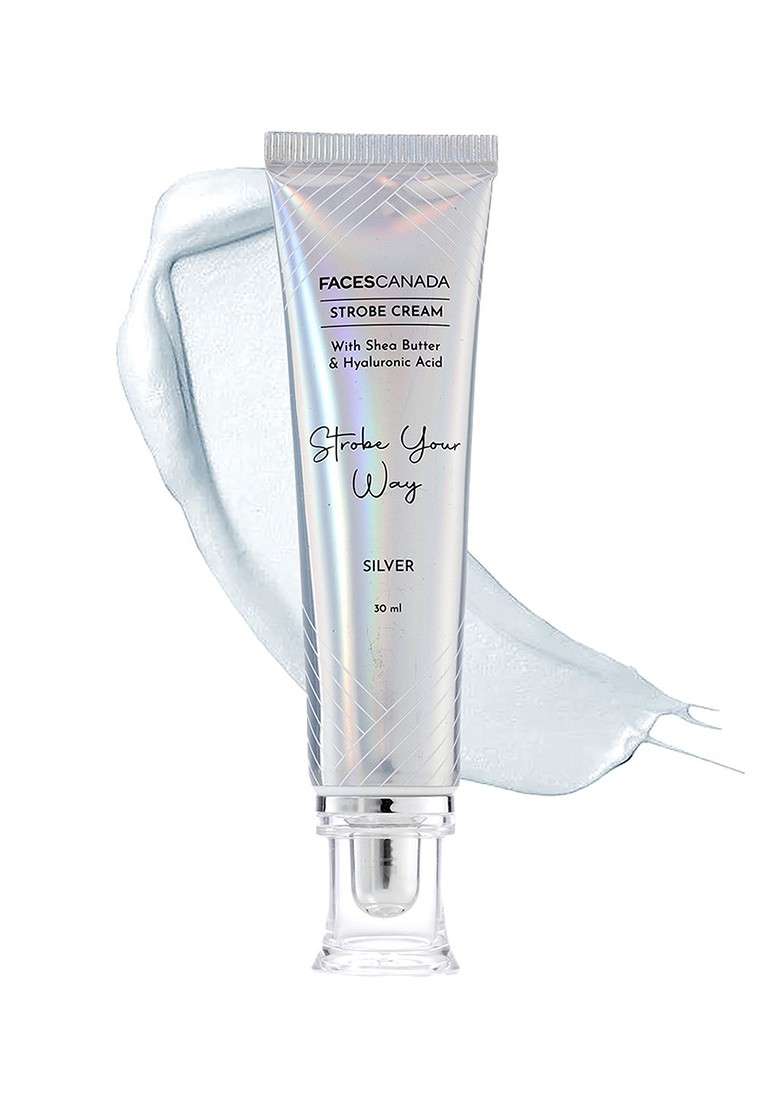 Faces Canada Strobe Your Way Cream With Shea Butter Ha 30 Ml Silver - Indya