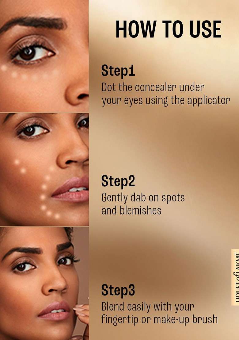 Lakme 9To5 Powerplay Hydrating Priming Concealer With Built In Primer 5 4Ml 16 Sand - Indya