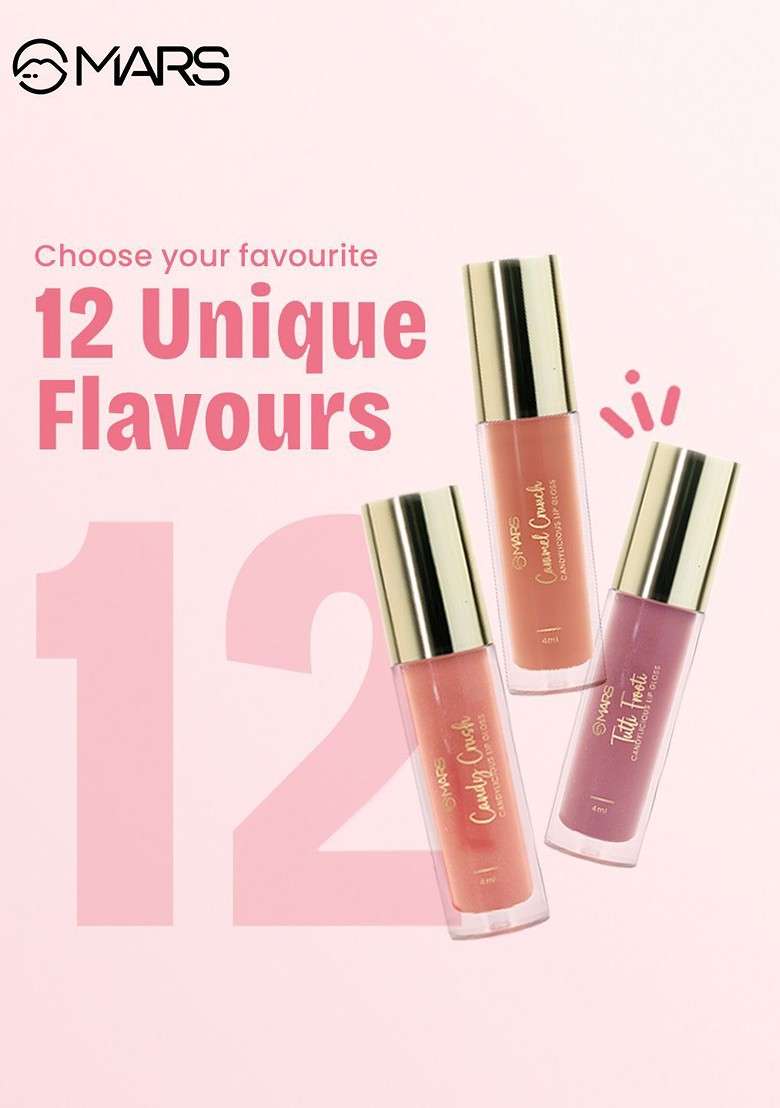 Mars Candylicious Coloured Lip Gloss With Vitamin E 4Ml Magic Pop 09 - Indya