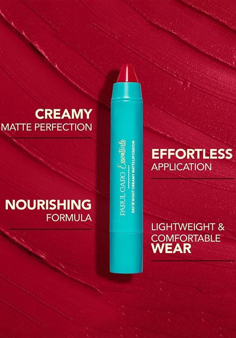 Parul Garg Creamy Matte Lip Crayon Rich Pigment Show Stopper Classic Ruby Red