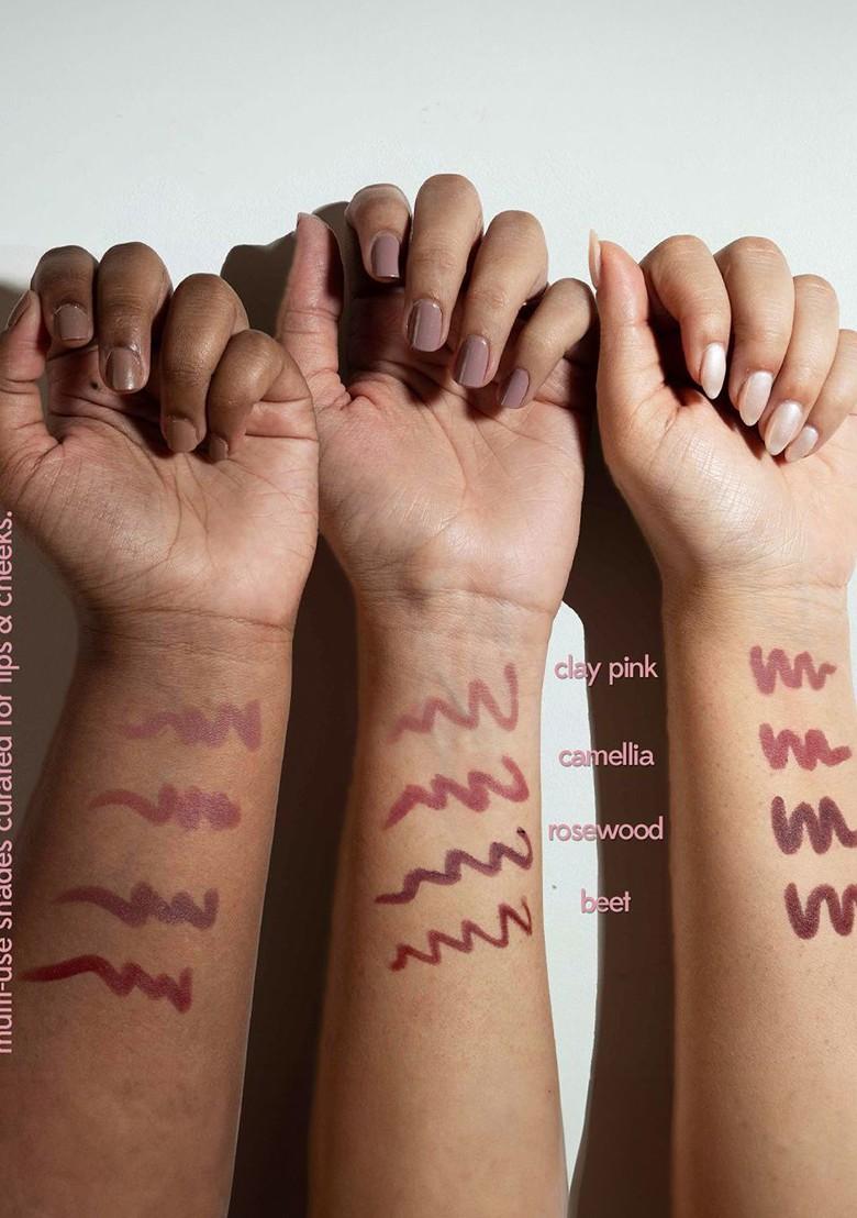 Ruby'S Organics Onestick Blurr Lip And Cheek Crayon 1 G Rosewood