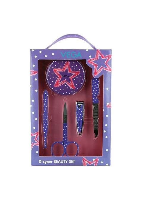 Vega Bs 01 D'Zyner Beauty Set Purple