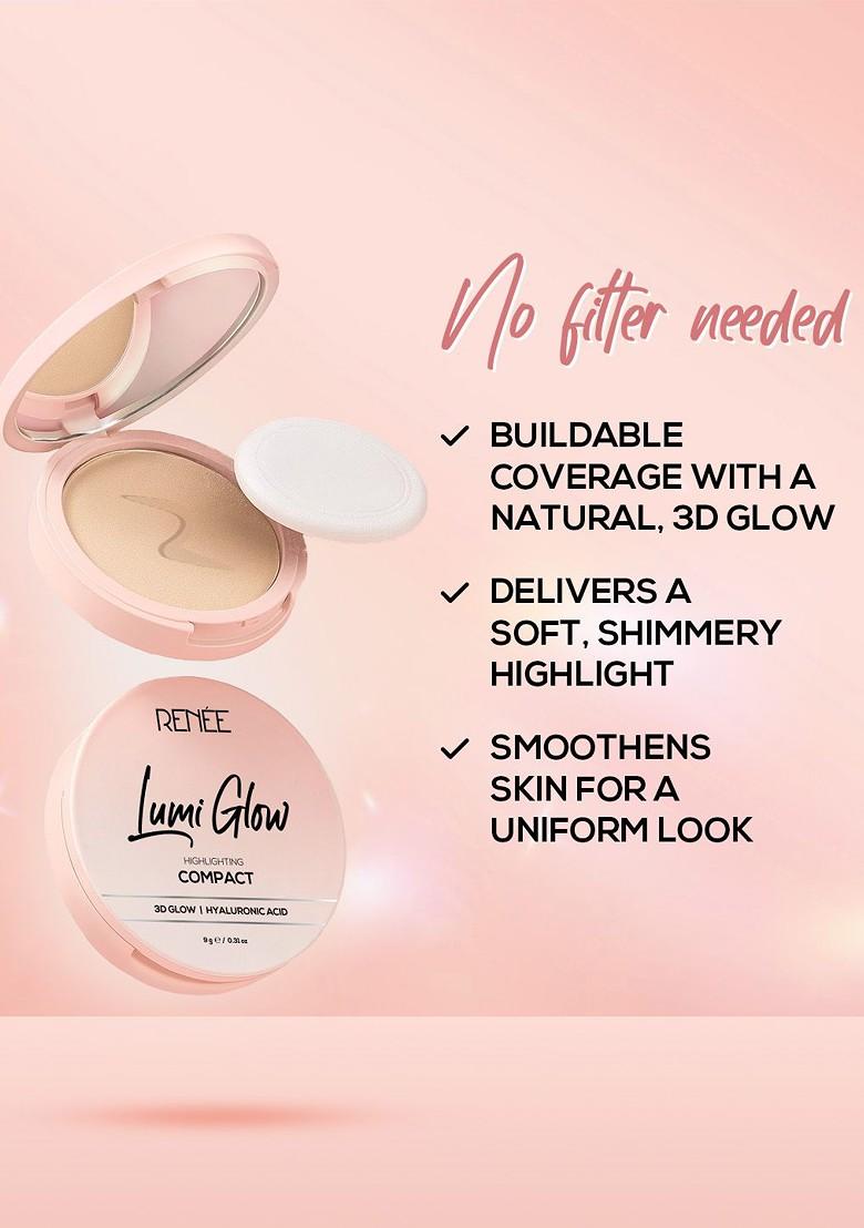 Renee Lumi Glow Highlighting Compact 9 G Satin Beige