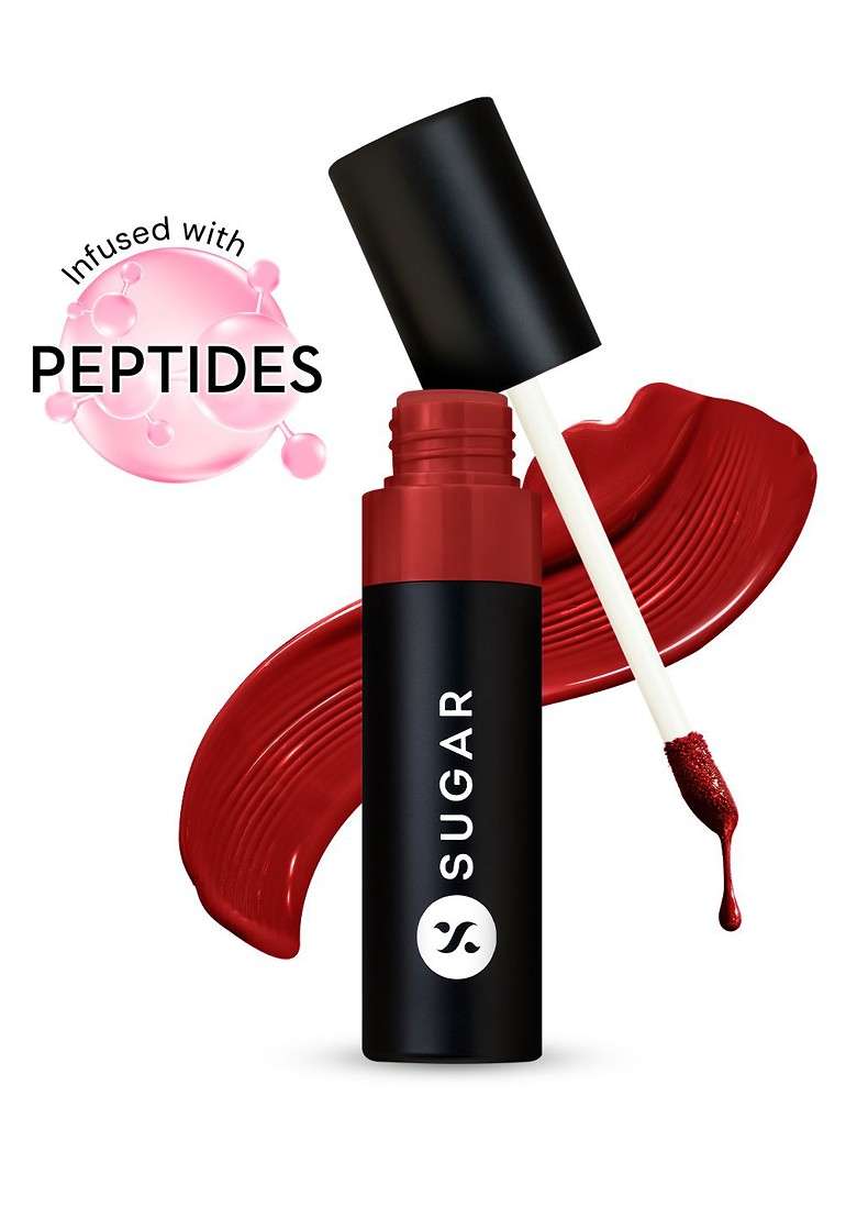 Sugar Partner In Shine Transferproof Lip Gloss With Vitamin E 3Ml 12 Crimson Cognac - Indya