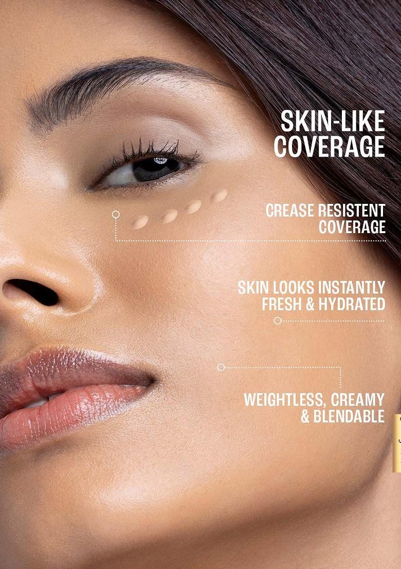 Lakme 9To5 Hya Matte Liquid Concealer With Hyaluronic Acid Rosehip Oil 2Ml Almond