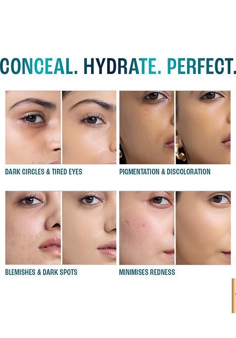 Lakme 9To5 Hya Matte Liquid Concealer With Hyaluronic Acid Rosehip Oil 2Ml Almond