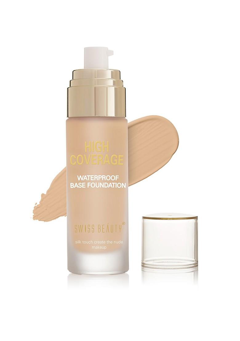 Swiss Beauty High Coverage Waterproof Base Foundation Natural Nude 04