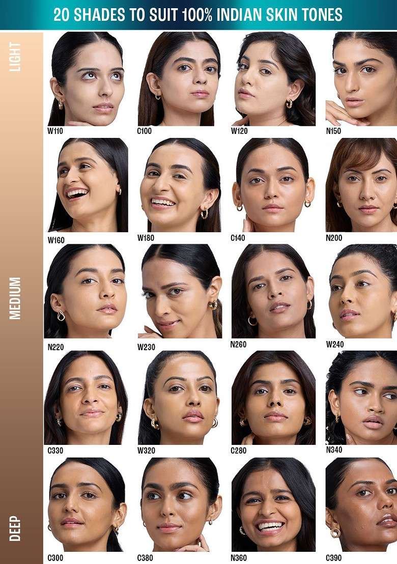 Lakme 9To5 Hya Matte Foundation With Hyaluronic Acid Spf40 25Ml Warm Beige W240 - Indya