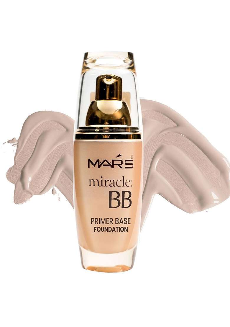 Mars Miracle Bb Primer Base Foundation 60Ml Nude Beige 104 - Indya