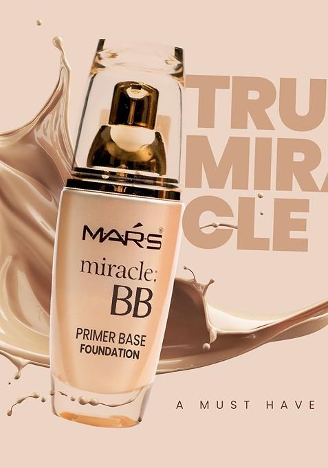 Mars Miracle Bb Primer Base Foundation 60Ml Nude Beige 104