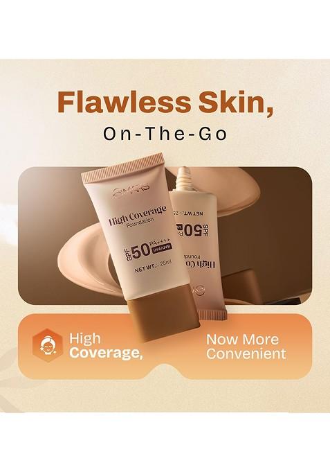 Mars High Coverage Spf50 Pa Liquid Foundation 25Ml Deep Tan 08