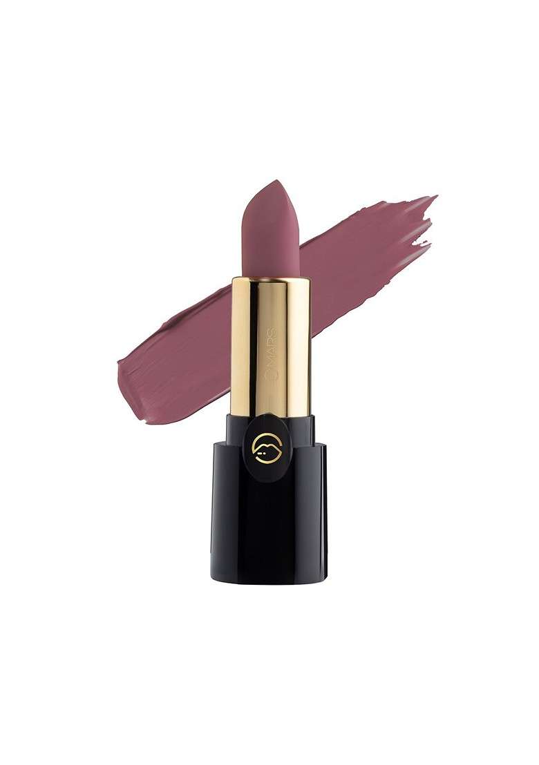 Mars Plush Velvet Ultra Matte Long Lasting Bullet Lipstick Mauve Red 19 - Indya